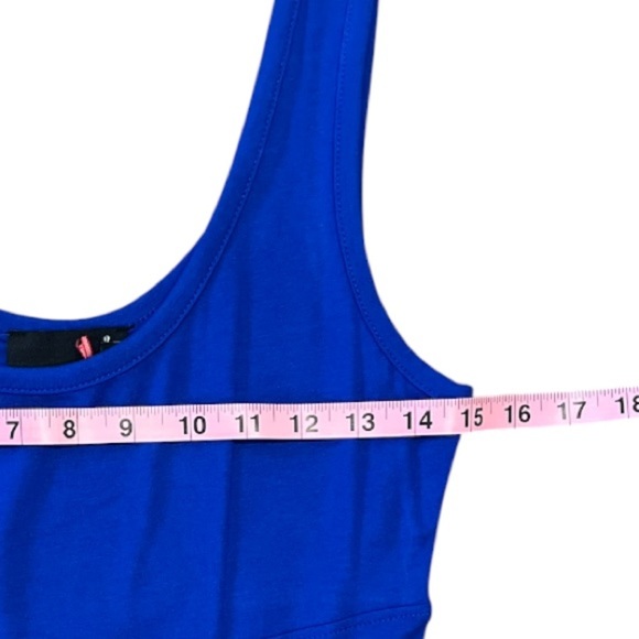 New Cynthia Rowley Medium Vibrant Royal Blue Sundress - Picture 6 of 7